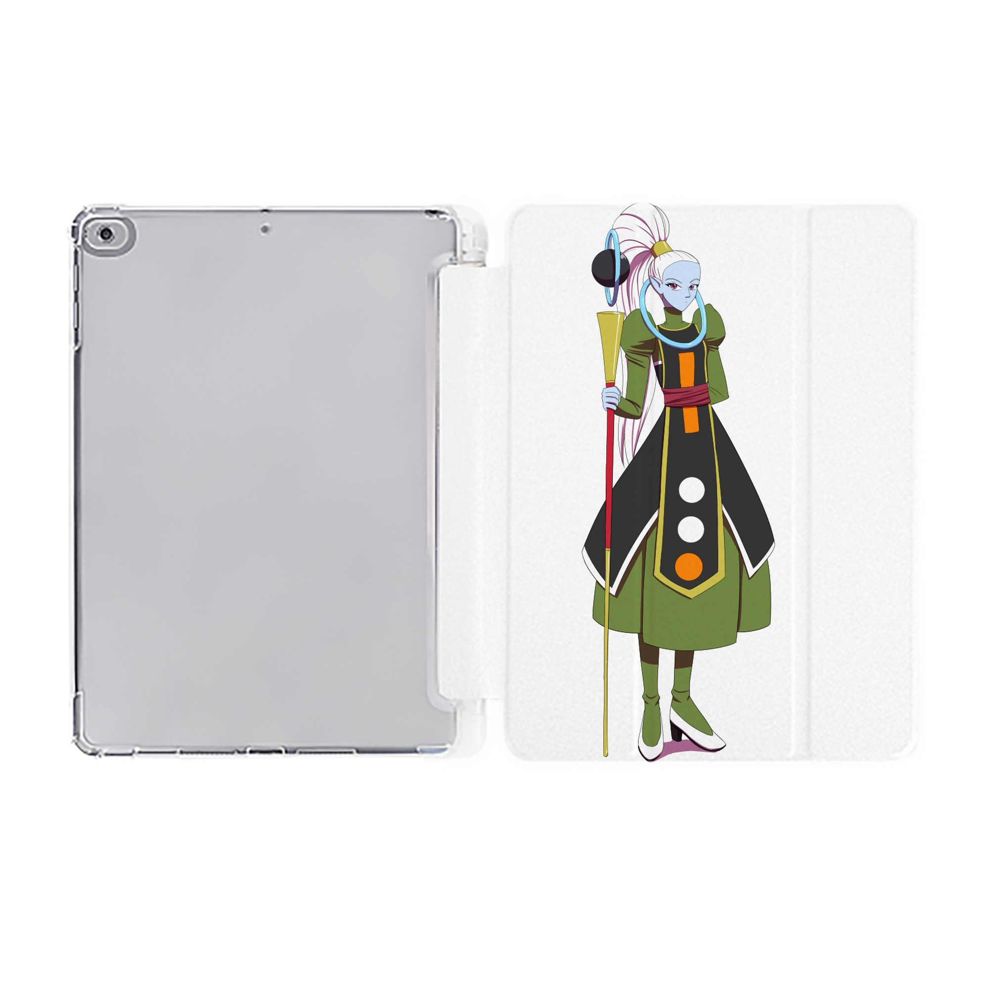 （画像用） ドラゴンボール DRAGON BALL IPad ケース ペン収納付き 三つ折りスタンド PUレザー×シリコン 対応機種9.5/10.5/10.9インチ